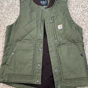 Carhartt Olive and Brown Rugged Flex Vest
